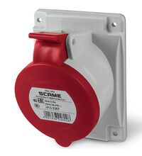 Priza trifazica Scame, IP44/IP54, incastrata, 3P+N+E, 32A , 413.3267