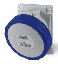 Priza monofazica Scame, IP66/IP68, incastrata, 2P+E, 32A , 418.3263