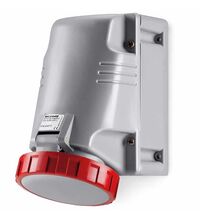 Priza trifazica Scame, IP66/IP68, aplicata, 3P+N+E, 125A , 518.12557T