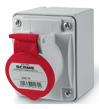 Priza trifazica Scame, IP44/IP54, aplicata, 3P+N+E, 16A , 522.1657