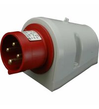 Stecher trifazic SEZ, IP44, aplicat, 3P+E, 16A , IPN 1643