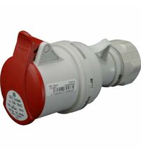 Priza trifazica SEZ, IP44, mobila, 3P+N+E, 32A , ISN 3253