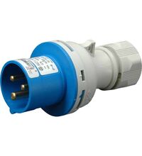 Stecher monofazic SEZ, IP54, mobil, 2P+E, 16A , IVN 1632