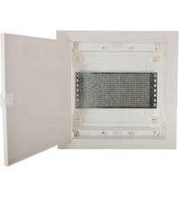 Tablou electric PVC, 14 module, incastrat, tip Media, ETI, IP40, cu usa mata, 001101189