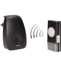 Sonerie wireless, 1 post, 90dB, neagra, Opera Ac, Orno