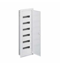 Tablou electric metalic, 72 module, incastrat, cu plastroane, Hager, IP30, FW612F