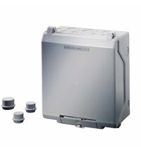 Tablou electric PVC, universal module, aplicat, Hensel, IP65, KG 9003 IN