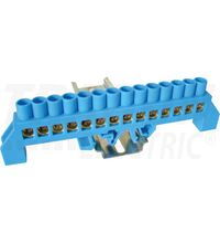 Bara terminala, izolata/nul, 14 suruburi, 4-25mmp, Tracon, NPE-B8-14