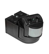 Senzor de miscare 180 grade, aplicat, negru, 1000W, IP44, Lumen