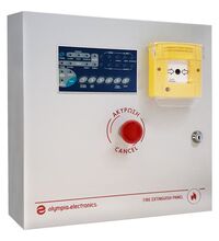 Panou pentru stingerea incendiilor, cu 3 zone, aplicat, IP40, Olympia, 921627000