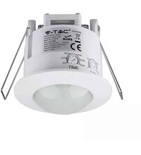 Senzor de miscare 360 grade, incastrat, tip spot, alb, 300W, IP20, V-TAC, SKU 5090