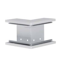 Unghi exterior pentru canal cablu OL purtator de aparataj Hager, 80x80mm, gri