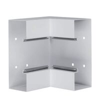 Unghi interior pentru canal cablu OL purtator de aparataj Hager, 146x146mm, gri