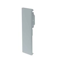 Placa de capat pentru canal cablu OL purtator de aparataj Hager, 7mm, gri