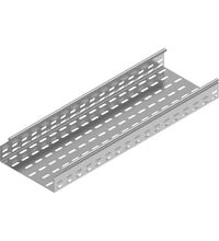 Jgheab metalic din tabla perforata Metallodomi, 400x35x0.75mm