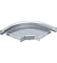 Cot 90 grade pentru jgheab metalic din tabla, Metallodomi, 600x85x1mm