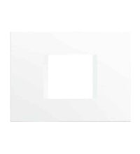 Rama decorativa 2/3M pentru canal cablu aluminiu TEM, 120x92mm, alba