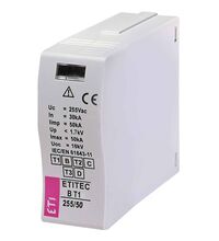 Unitate debrosabila AC ETI, 1P, eclator, tip B+C, 255VAC, 002440310
