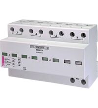 Descarcator la supratensiune ETI, 3+0, compact cu semnalizare, 3P, tip B+C, 320VAC, TN-C, 002440373