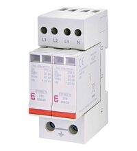 Descarcator la supratensiune ETI, 4+0, debrosabil fara semnalizare, 4P, tip C, 440VAC, TNC-S, 002442944