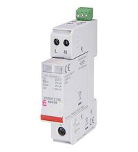 Descarcator la supratensiune ETI, 2+0, debrosabil cu semnalizare, 2P, tip C, 255VAC, TNC-S, 002442946