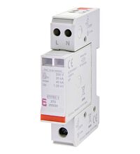 Descarcator la supratensiune ETI, 1+1, debrosabil cu semnalizare, 1P+N, tip C, 255VAC, TT, 002442948
