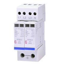 Descarcator la supratensiune ETI, 4+0, debrosabil fara semnalizare, 4P, tip C, 255VAC, TNC-S, 002442971