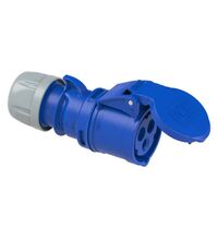 Priza monofazica PCE, IP44, mobila, 2P+E, 32A , 223-6
