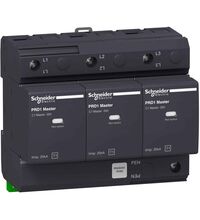 Descarcator la supratensiune Schneider, 3+0, debrosabil cu semnalizare, tip B, 230/400VAC, 16362