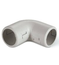 Unghi 90 grade tub PP Scame, nemufate, 20mm, gri