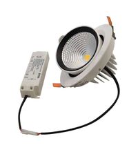 Spot LED, mobil, incastrat, rotund, alb, 10W, 4000K, IP40, DL, Tracon