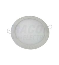 Spot LED, tip panel, incastrat, rotund, alb, 6W, 4000K, IP40, Tracon