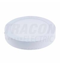 Spot LED, tip plafoniera, aplicat, rotund, alb, 18W, 4000K, IP20, DLF, Tracon