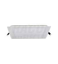 Spot LED, tip panel, incastrat, patrat, alb, 6W, 4000K, IP40, Tracon