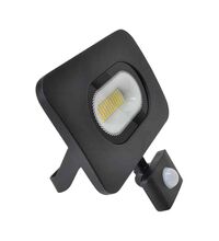 Proiector LED cu senzor de miscare, 110 grade, negru, 30W, 4000K, IP65, H, Tracon