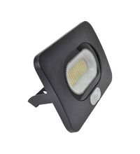 Proiector LED cu senzor de miscare, 110 grade, negru, 50W, 4000K, IP65, RSMDL, Tracon