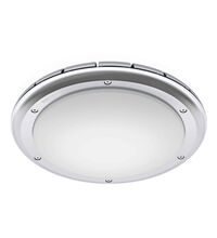 Plafoniera LED cu senzor de miscare, aplicata, rotunda, alb opal, 26W, 4000K, IP65, S2, Steinel