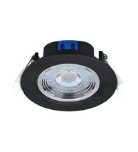 Spot LED, mobil, incastrat, rotund, negru, 7W, 4000K, IP20, Braytron