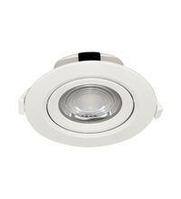 Spot LED, mobil, incastrat, rotund, alb, 10W, 3000K, IP20, Braytron