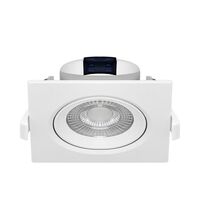 Spot LED, mobil, incastrat, patrat, alb, 5W, 3000K, IP20, Braytron