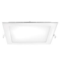 Spot LED, tip panel, incastrat, patrat, alb, 24W, 4000K, IP20, Braytron