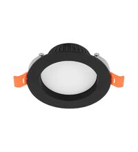 Spot LED, tip panel, incastrat, rotund, negru, 8W, 6500K, Faton, Braytron
