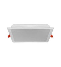 Spot LED, tip panel, incastrat, patrat, alb, 15W, 4000K, cu sistem de pornire incorporat, IP20, Lumen