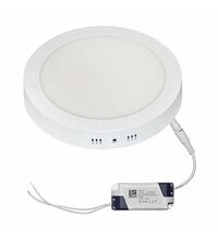 Spot LED, tip panel, aplicat, rotund, 220mm, alb, 18W, 6300K, IP20, Lumen