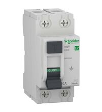 Siguranta automata (disjunctor) cu protectie diferentiala monofazica Schneider, 40A, 30mA, RCCB, tip AC, 4.5kA, Easy9, EZ9R32240
