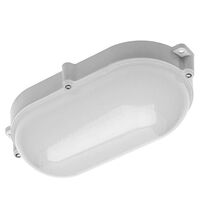 Plafoniera LED, aplicata, elipsa, alb, 10W, 4000K, IP65, Luxia, GTV
