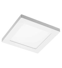 Spot LED, tip plafoniera, aplicat, patrat, alb, 18W, 4000K, IP40, Moza, GTV