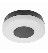 Plafoniera LED, aplicata, rotunda, negru, 10W, 4000K, IP65, Twist, GTV