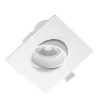 Spot LED, mobil, incastrat, patrat, alb, 10W, 4000K, IP20, GTV