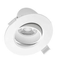 Spot LED, mobil, incastrat, rotund, alb, 10W, 3000K, IP20, GTV